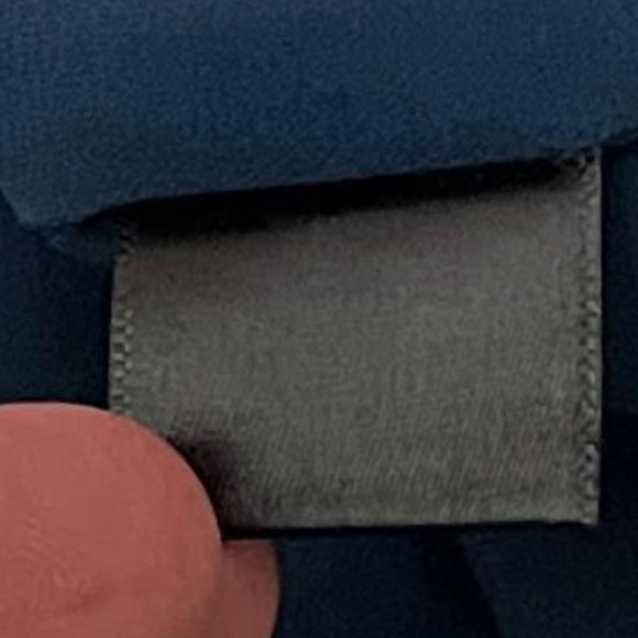 Charles Henry Size Medium Teal Ruffle Detail Short Sleeve Crewneck Shift Dress - Picture 7 of 7